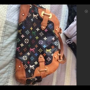 Louis Vuitton Claudia multicolor in black